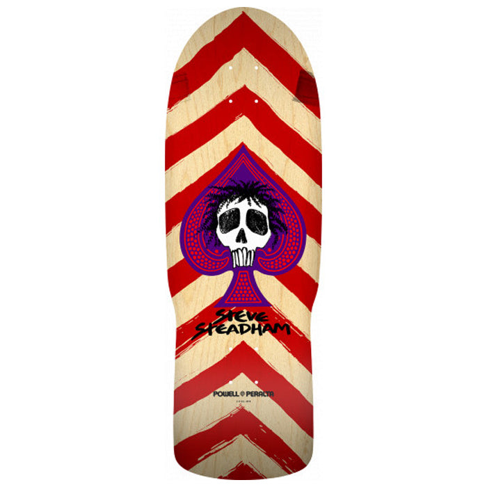 Powell Peralta Steadham Spade Deck - 10 Natural/Red