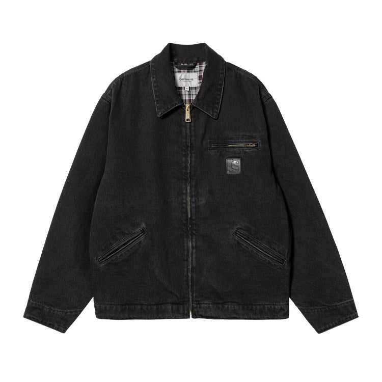 Carhartt WIP Rider Jacket - Black Stone Washed