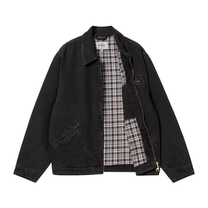 Carhartt WIP Rider Jacket - Black Stone Washed