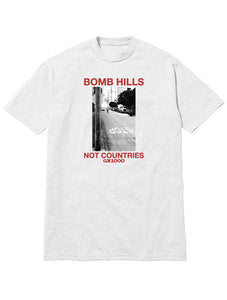 GX1000 Bomb Hills Not Countries Tee - Ash