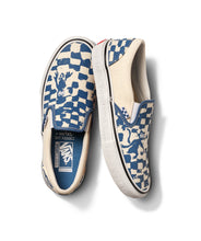 Load image into Gallery viewer, Vans X Krooked By Natas For Ray Barbee Skate Slip On - Blue/White