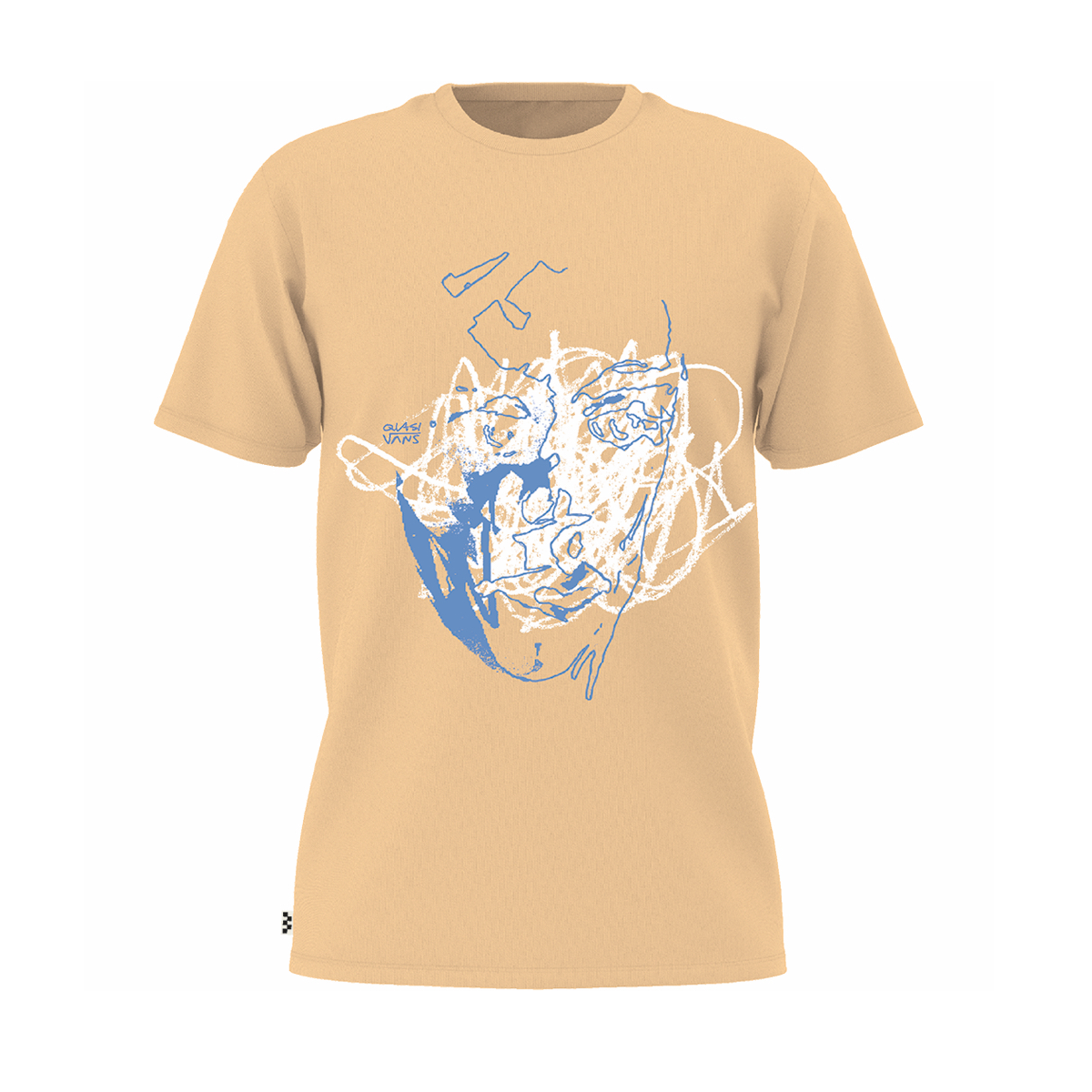 Vans X Quasi Mask OTW Tee - Apricot Sherbert
