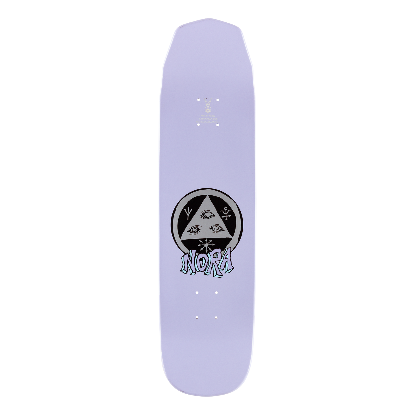 Welcome Nora Teddy On Wicked Princess Deck - 8.125 Lavender Dip