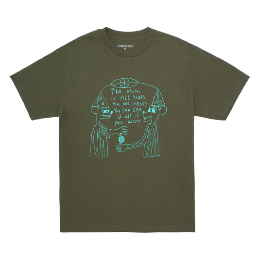 GX1000 The Vision T-Shirt - Military Green