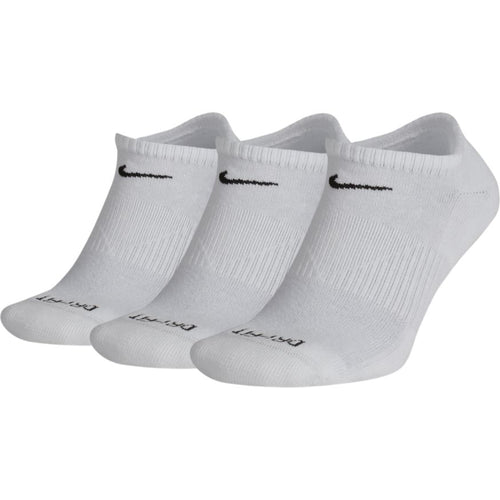 Nike Everyday Plus Cushioned No-Show Sock 3-Pack - White