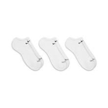 Load image into Gallery viewer, Nike Everyday Plus Cushioned No-Show Sock 3-Pack - White