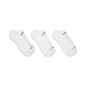 Nike Everyday Plus Cushioned No-Show Sock 3-Pack - White