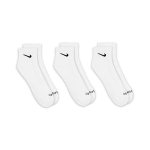 Nike Everyday Plus Cushioned Ankle Sock 3-Pack - White