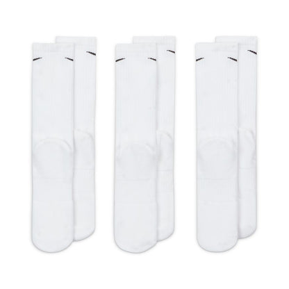 Nike Lightweight Everyday Crew Sock 3-Pack - White