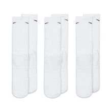 Load image into Gallery viewer, Nike Lightweight Everyday Crew Sock 3-Pack - White