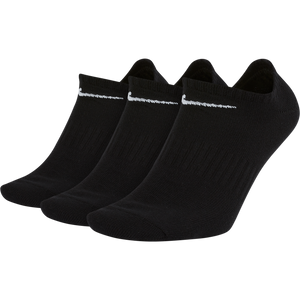Nike Lightweight Everyday No-Show Sock 3-Pack - Black