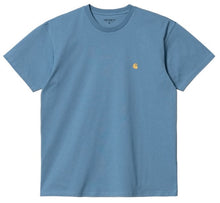Load image into Gallery viewer, Carhartt WIP Chase Tee - Icy Water/Gold