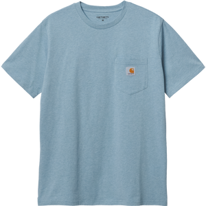 Carhartt WIP Pocket Tee - Frosted Blue Heather
