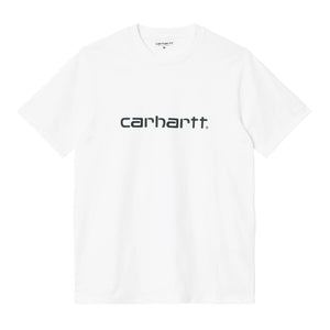 Carhartt WIP  Script Tee - White/Black