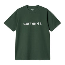 Load image into Gallery viewer, Carhartt WIP  Script Tee - Treehouse/White