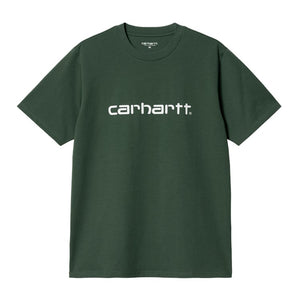 Carhartt WIP  Script Tee - Treehouse/White