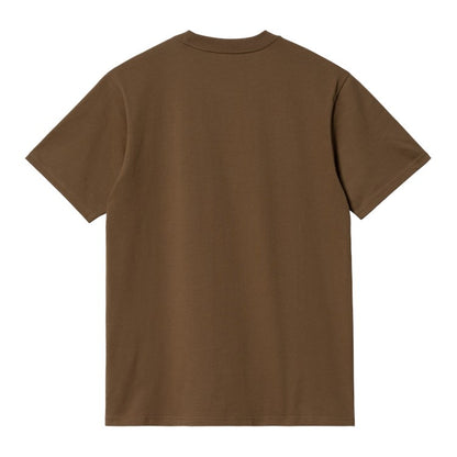 Carhartt WIP  Script Tee - Tamarind/White