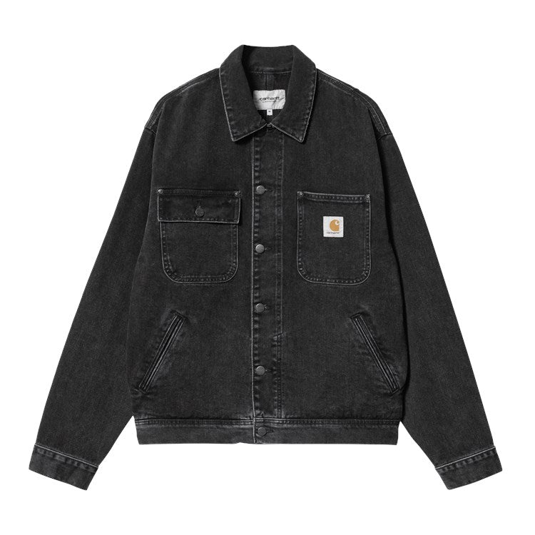 Carhartt WIP Saledo Jacket - Black Stone Washed