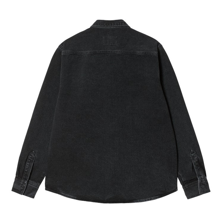 Carhartt WIP Salinac Shirt Jacket - Black Stone Washed