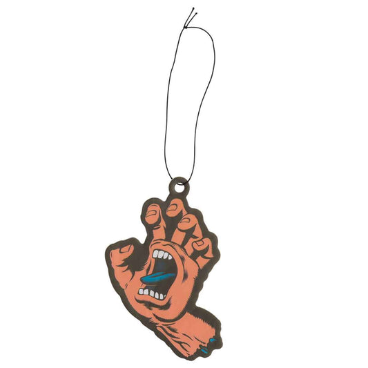 Santa Cruz Screaming Hand Air Freshener - Bright Orange