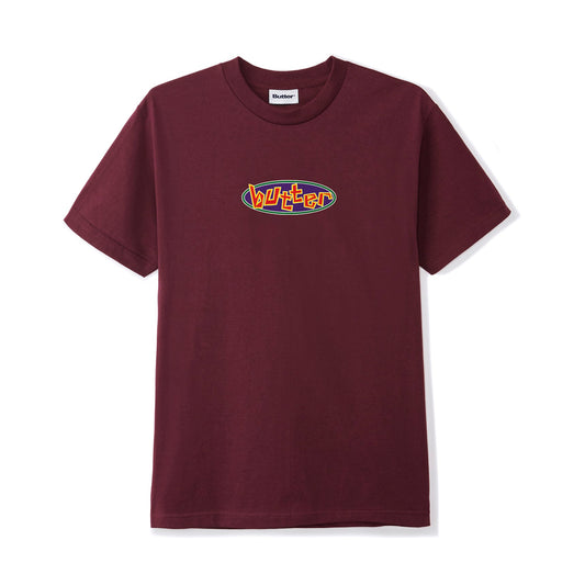 Butter Goods Scramble Tee - Burgundy