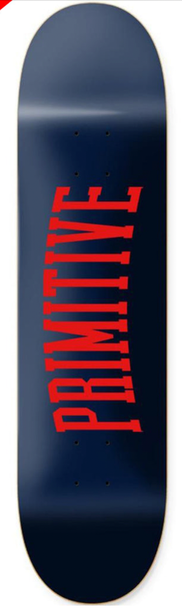 Primitive Collegiate Core Navy Deck - 8.0