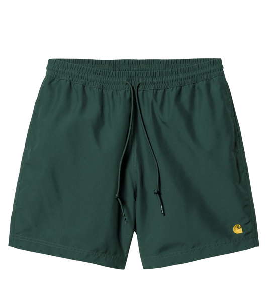 Carhartt WIP Chase Swim Trunks - Juniper/Gold