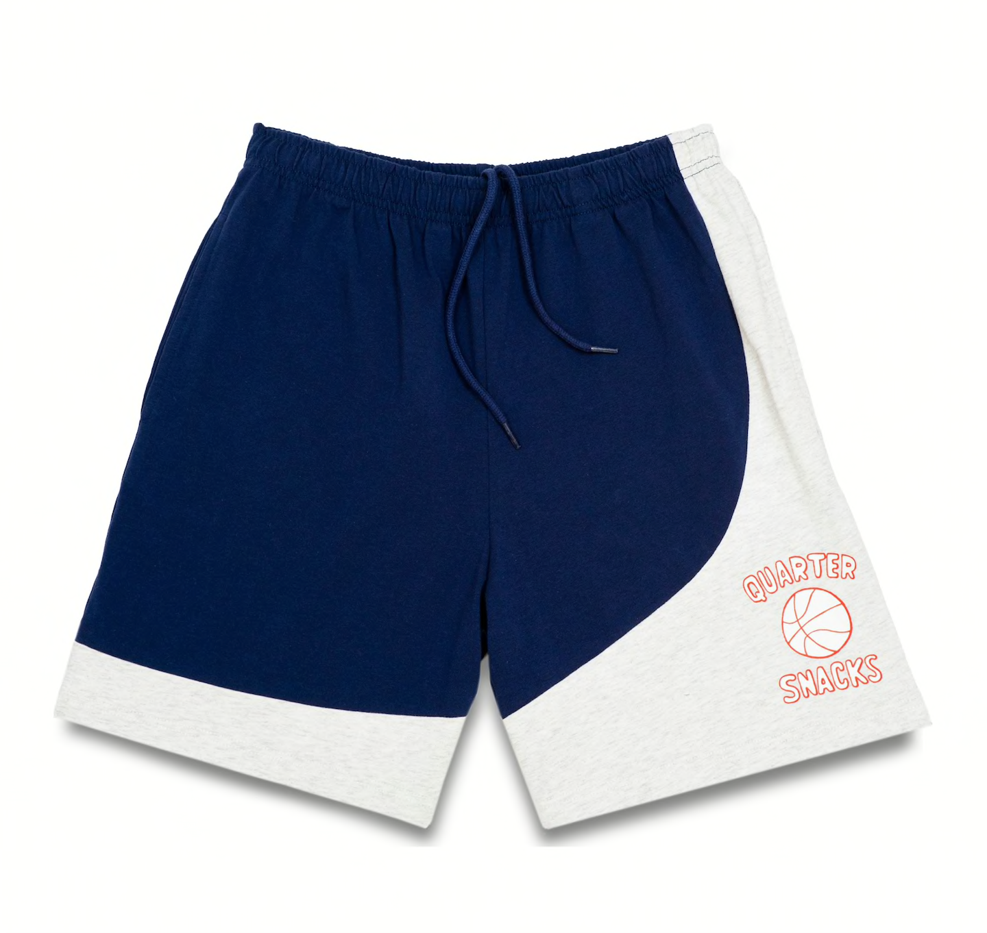 Quartersnacks House Shorts - Navy/Grey