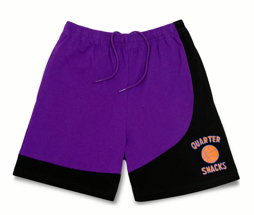 Quartersnacks House Shorts - Black/Purple