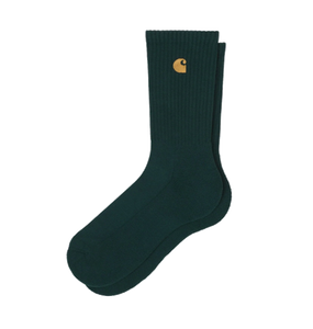 Carhartt WIP Chase Socks - Juniper/Gold