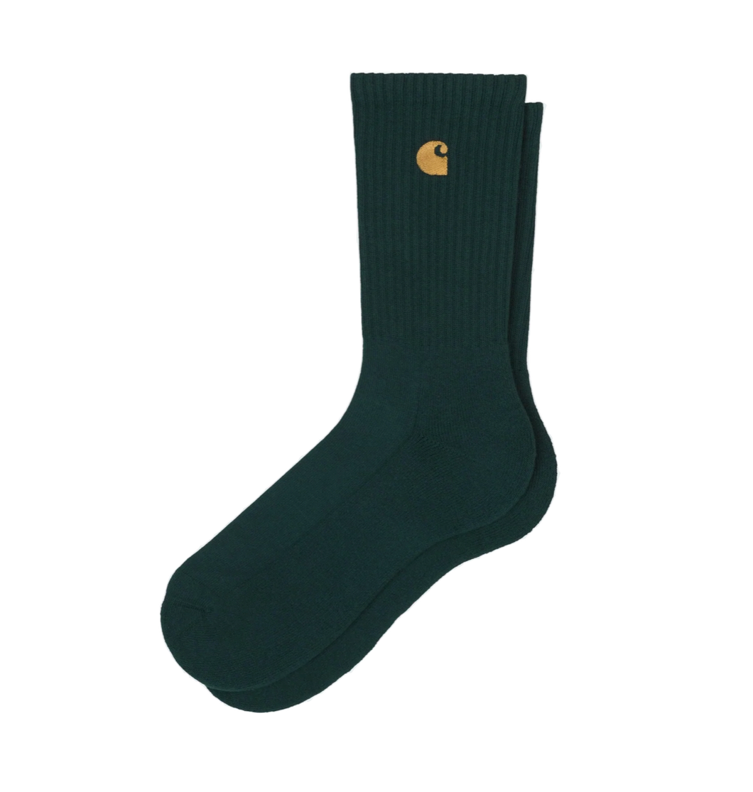 Carhartt WIP Chase Socks - Juniper/Gold