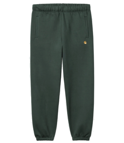 Carhartt WIP Chase Sweat Pant - Juniper / Gold