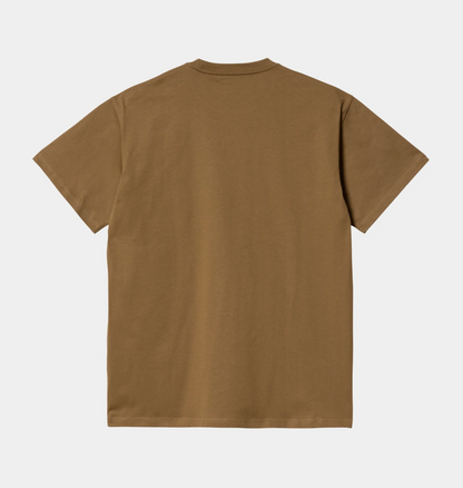 Carhartt WIP Chase Tee - Hamilton Brown / Gold