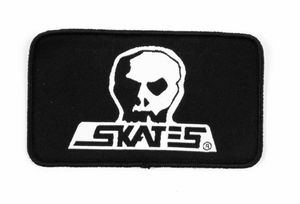 Skull Skates Logo 8" Patch