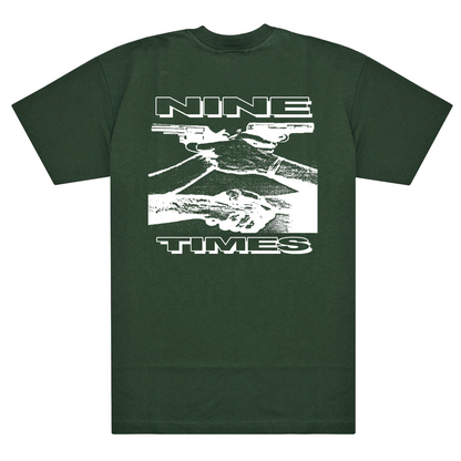 Ninetimes SNEEZE Logo Negotiation Tee - Herb