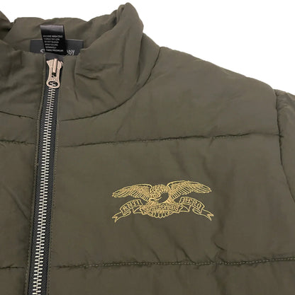 Antihero Basic Eagle Quilted Custom Jacket - Olive