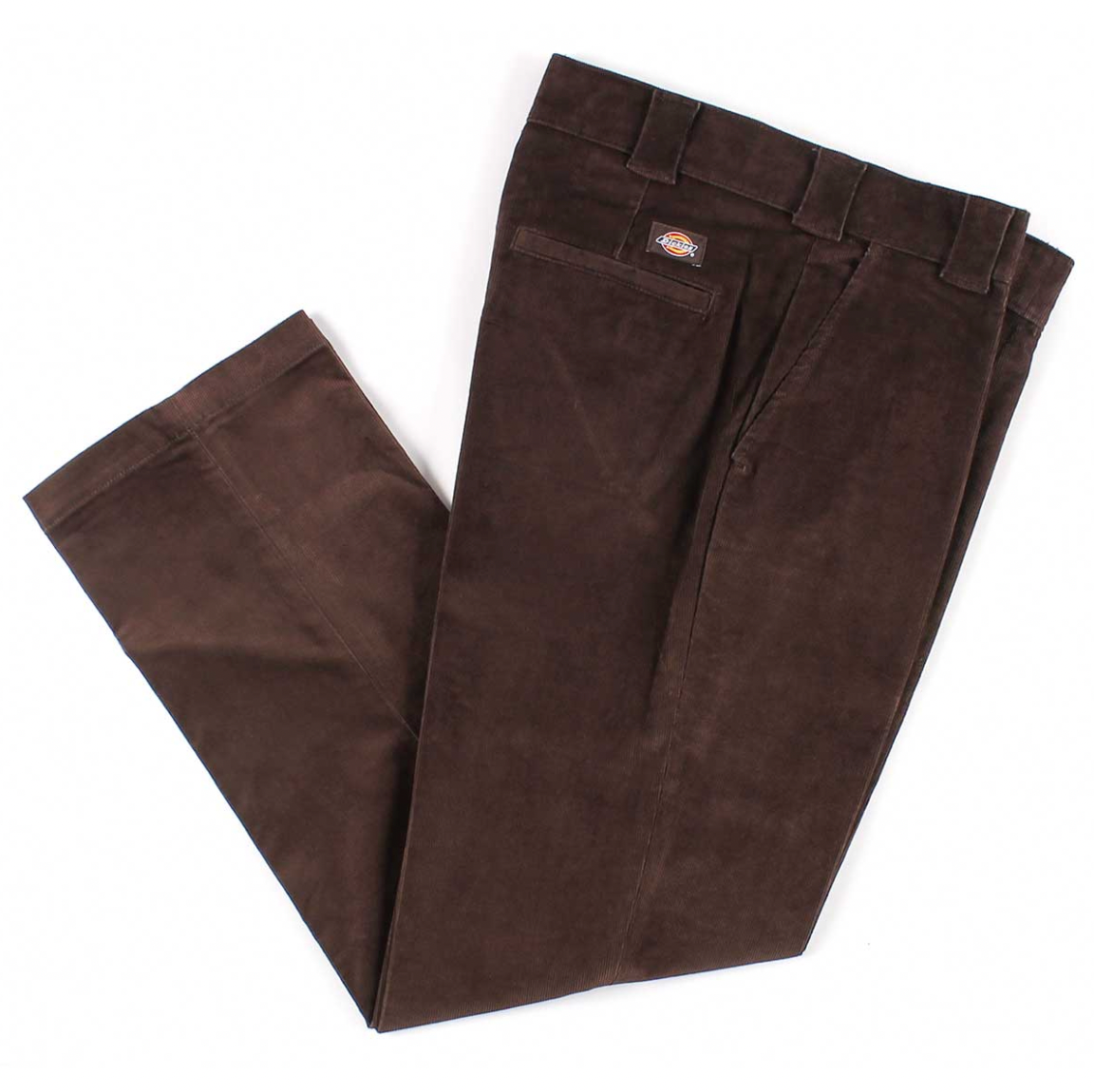 Dickies Flat Front Corduroy Work Pant - Chocolate Brown