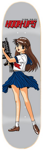 Hook Ups Machine Gun Girl Deck - 8.25