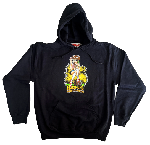 Hook-Ups Mary Jane Hoodie - Black
