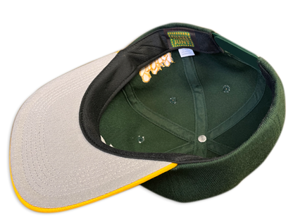 Shake Junt Dank Snapback - Green/Yellow