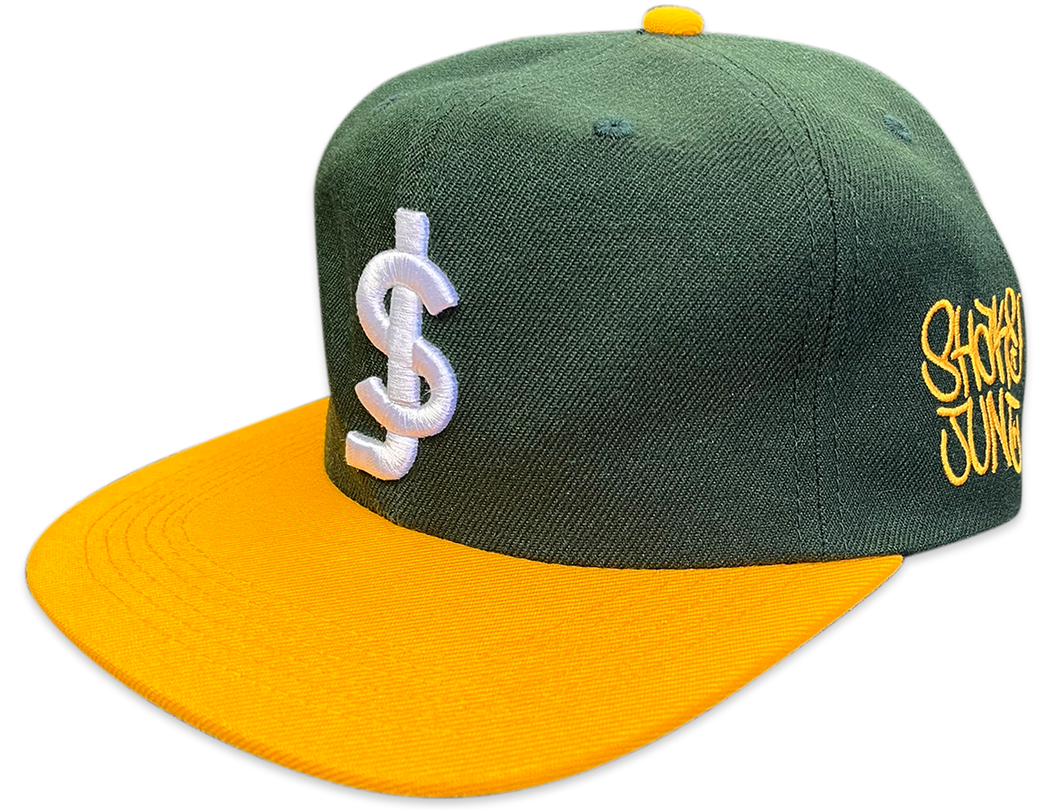 Shake Junt Dank Snapback - Green/Yellow