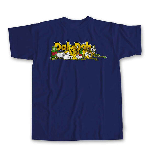 Shorty's Yellow Doh Doh Tee - Navy