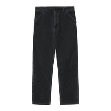Load image into Gallery viewer, Carhartt WIP Single Knee 11 Wale Corduroy Pant - Black Stone Washed