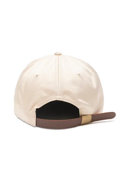 Quartersnacks Satin Snackman Cap - Cream/Royal