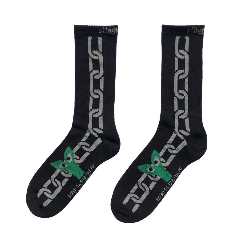 Stingwater Aapi Chain Sock - Black