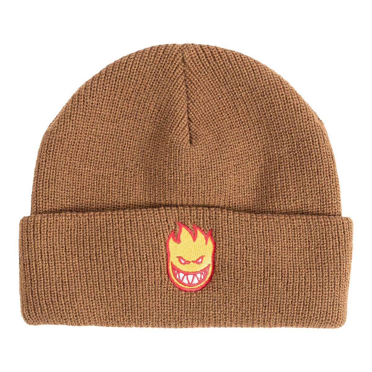 Spitfire Bighead Fill Cuff Beanie - Brown/Gold/Red