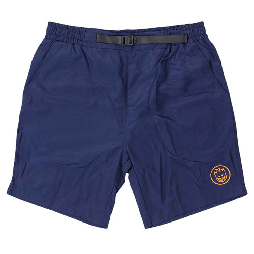 Spitfire Bighead Circle Custom Shorts - Navy/Orange