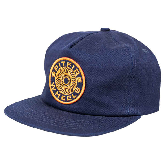 Spitfire Classic 87' Swirl Patch Snapback - Navy/Orange