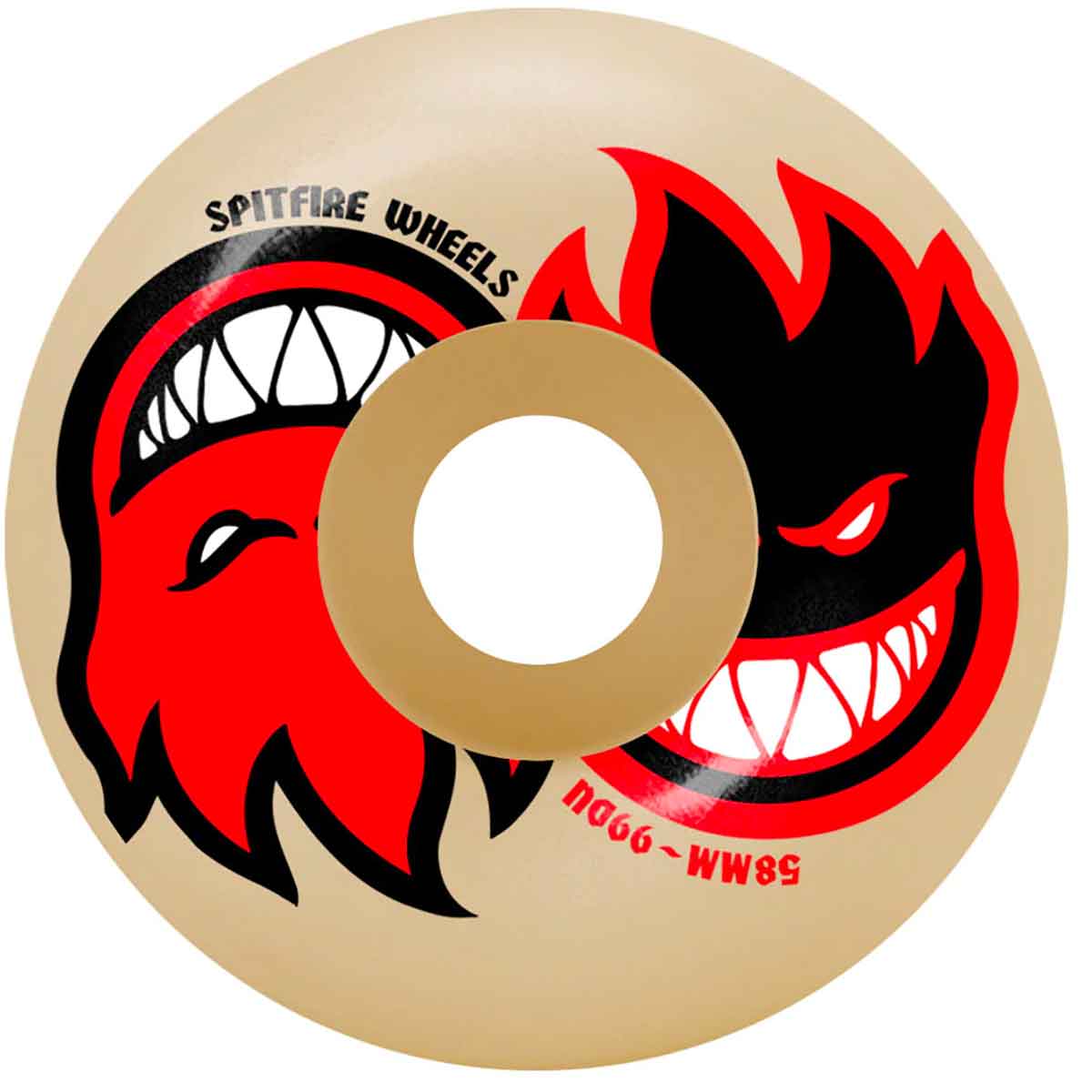 Spitfire Formula Four Eternals Radial Full Wheels - 99D 58mm