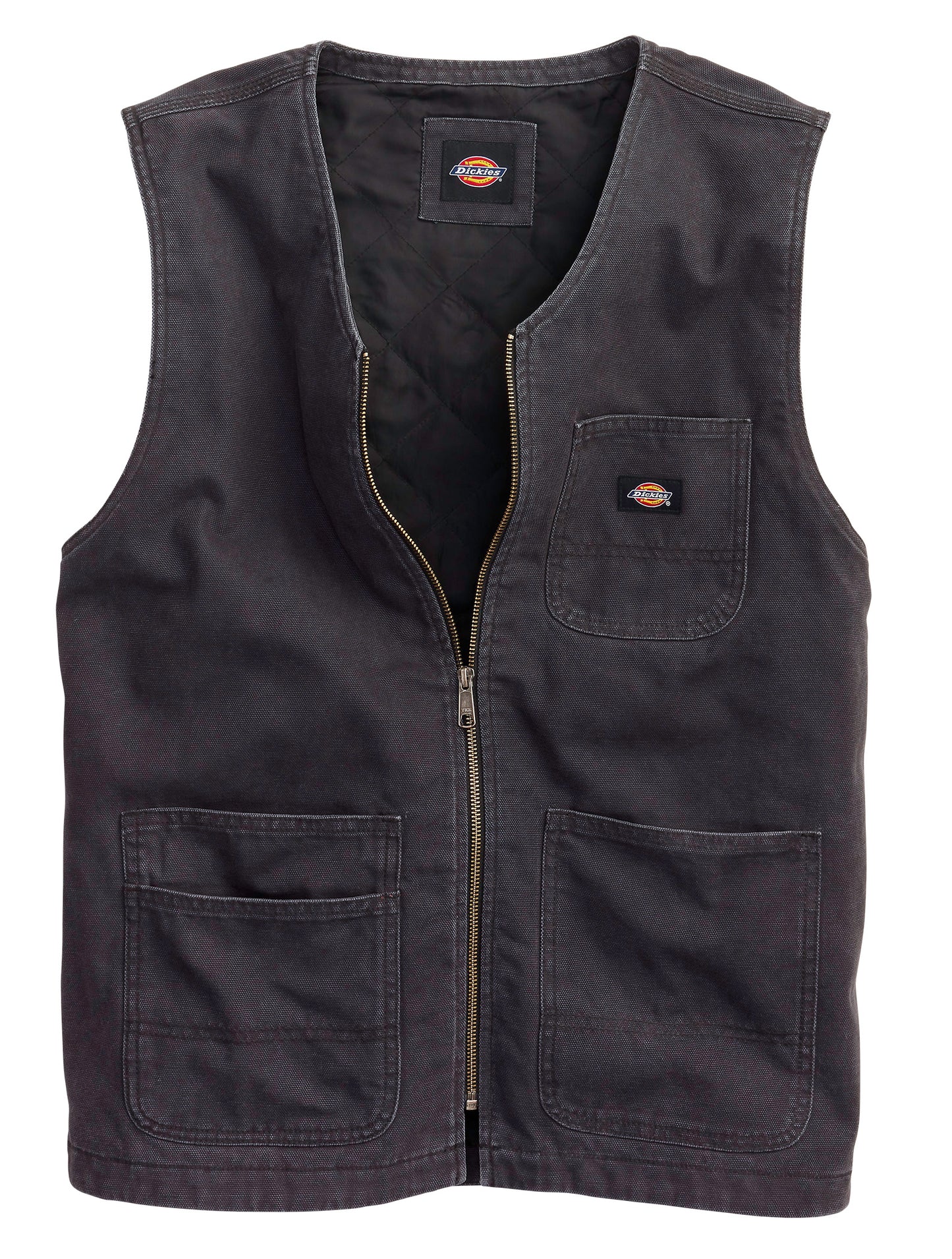 Dickies Duck Vest - Stonewashed Black